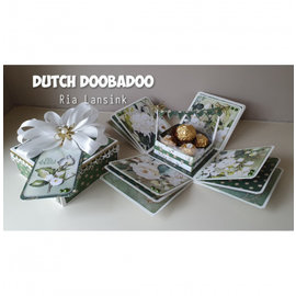 Dutch DooBaDoo Eksploderende boks, plast sjablong 305x305 mm / (4 deler)