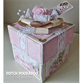 Dutch DooBaDoo Boîte explosive, pochoir en plastique 305x305mm / (4 parties)