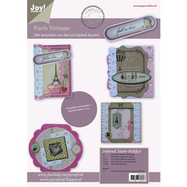 Joy!Crafts / Jeanine´s Art, Hobby Solutions Dies /  Kit per la creazione di carte, Parigi Vintage