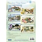 BASTELSETS / CRAFT KITS Cards Kit di creazione con cottage vintage per 6 carte.