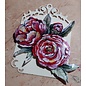 Yvonne Creations Die-cut sheet, format A4, roses