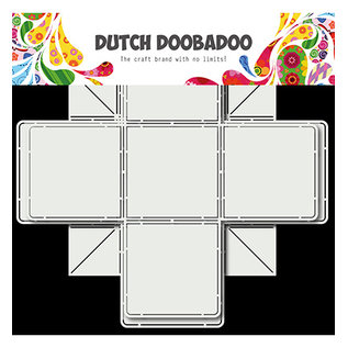 Dutch DooBaDoo Eksploderende æske, plaststencil, 12" x 12".