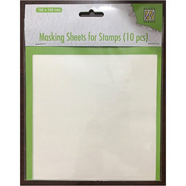 Nellie Snellen Masking sheets, 10 sheets, 150 x 150 mm