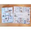 Karten und Scrapbooking Papier, Papier blöcke Designer pad, 15.2 x 15.2 cm, 24 sheets, 240 gsm, Beyond the Sea