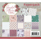 Yvonne Creations Motiefpapier, uit de collectie "Graceful Flowers"