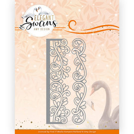 AMY DESIGN kutteform, 6 x 12,5 cm, 2 elegante border