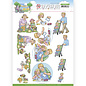 Yvonne Creations 3D die-cut sheets, A4, family and garden motifs