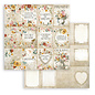 Stamperia, Papers for you  und Florella Papirblok, 30,5 x 30,5 cm, trykt på begge sider, 190 gram, 10 ark!