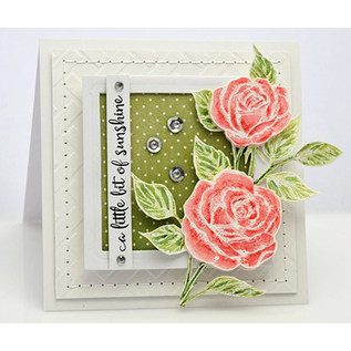 Penny Black Rubber stamp, vintage roses