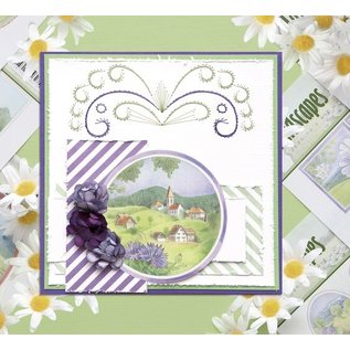 Joy!Crafts / Jeanine´s Art, Hobby Solutions Dies /  Feuilles estampées avec des motifs de paysage