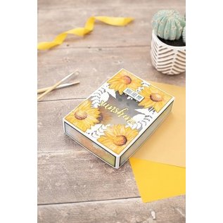 Crafter's Companion The Sunflower Collection Bloc-notes en vélin 8 x 8 pouces