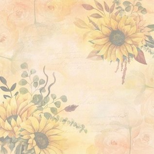 Crafter's Companion Bloc de vitela The Sunflower Collection de 8 x 8 pulgadas