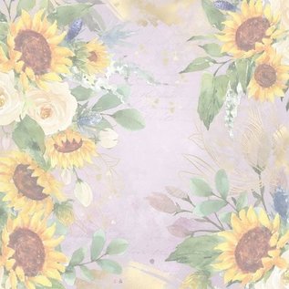 Crafter's Companion Die Sunflower Collection 20,3 x 20,3 cm Pergamentblock