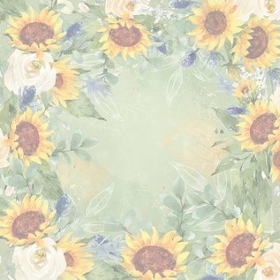 Crafter's Companion Bloc de vitela The Sunflower Collection de 8 x 8 pulgadas