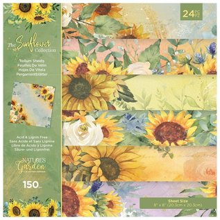 Crafter's Companion The Sunflower Collection 8x8 pollici Vellum Pad