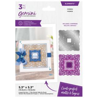 Gemini Matrice en métal pour des projets tels que le scrapbooking, la fabrication de cartes ou la décoration intérieure.