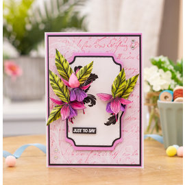 Crafter's Companion Stamp and cutting die for projects like scrapbooking, making cards or home decor.