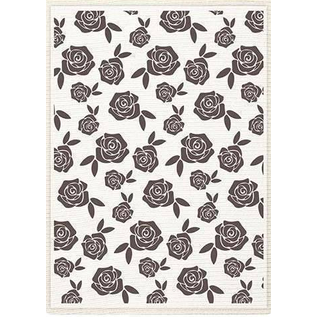 Crafter's Companion Carpeta de gofrado, gofrado, Rose Blooms, 12,7 x 17,8 cm