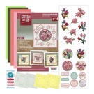 Yvonne Creations Set de bricolage, pour concevoir 3 cartes, Créations Yvonne