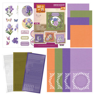 Yvonne Creations Craft set for designing 3 cards with Hobbydots stickers