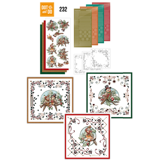 BASTELSETS / CRAFT KITS Craft kit, Christmas, to design 3 cards!