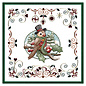 BASTELSETS / CRAFT KITS Kit artigianale, Natale, per disegnare 3 carte!