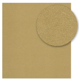 Spellbinders und Rayher 10 cartulinas efecto metalizado madreperla, formato A4, 205 gramos, dorado