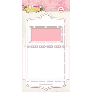 Studio Light Pochoir en plastique, pour créer diverses enveloppes, format : 15 x 22,8cm