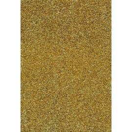 Spellbinders und Rayher Glitter paper, A5 format, 5 sheets, 250 g, color gold