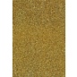 Spellbinders und Rayher Glitterpapir, A5-format, 5 ark, 250 g, farve guld
