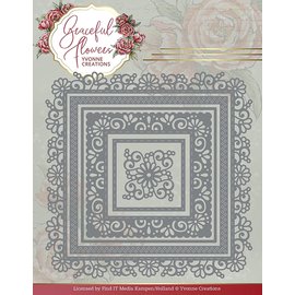 AMY DESIGN Cutting die, decorative frame, 6 parts