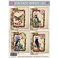 BASTELSETS / CRAFT KITS Complete craft kit, Vintage Birds 02