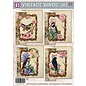 BASTELSETS / CRAFT KITS Komplett håndverkssett, Vintage Birds 02