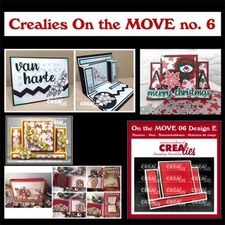 Crealies und CraftEmotions Punching templates, for stairs - card, size: 21 cm x 14.5 cm