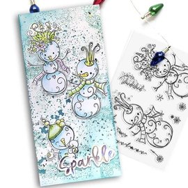 Stempel / Stamp: Transparent Sello con motivo SET