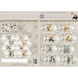 BASTELSETS / CRAFT KITS Craft set for designing 8 Christmas cards