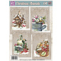 BASTELSETS / CRAFT KITS Kit de bricolage pour concevoir 4 cartes de Noël d'hiver !