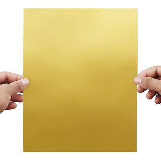Karten und Scrapbooking Papier, Papier blöcke 5 Metallic karton A4: Super Gold, 300g/m²