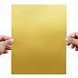 Karten und Scrapbooking Papier, Papier blöcke 5 Cartoncino metallico A4: Super Gold, 300g/mq