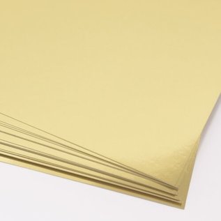 Karten und Scrapbooking Papier, Papier blöcke 5x A4 Metallic Karton,  glänzend Goldfolie, 250gr