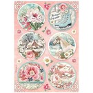 Stamperia, Papers for you  und Florella Carta per decoupage, 21 x 29,7 cm, 28 gr