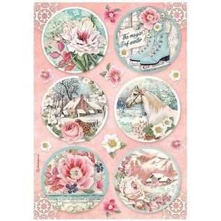 Stamperia, Papers for you  und Florella Papel decoupage, 21 x 29,7 cm, 28 gr