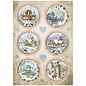 Stamperia, Papers for you  und Florella Carta per decoupage, 21 x 29,7 cm, 28 gr