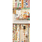 Stamperia, Papers for you  und Florella Papierset, 24 vellen, 8,9 x 21,6 cm, 80 gr, dubbelzijdig bedrukt, 8 x 3 design