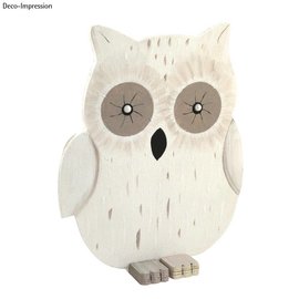 Objekten zum Dekorieren / objects for decorating Hibou en bois, 20x16,5x0,6 cm, 3 parties