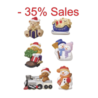 Modellieren Mold, bears and snowmen 5-6cm 260g.