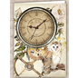 BASTELSETS / CRAFT KITS Kit per la creazione di carte, orologi vintage