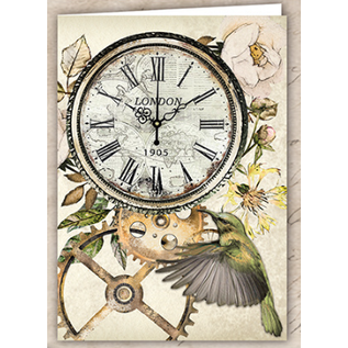 BASTELSETS / CRAFT KITS Kit de fabrication de cartes, horloges vintage
