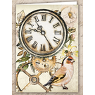 BASTELSETS / CRAFT KITS Kit per la creazione di carte, orologi vintage