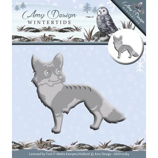 AMY DESIGN AMY DESIGN, cutting and embossing template: Wintertide, Fox